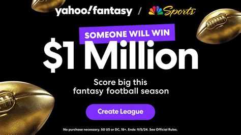 $1,000,000 NBC SWEEPSTAKES ON YAHOO FANTASY .